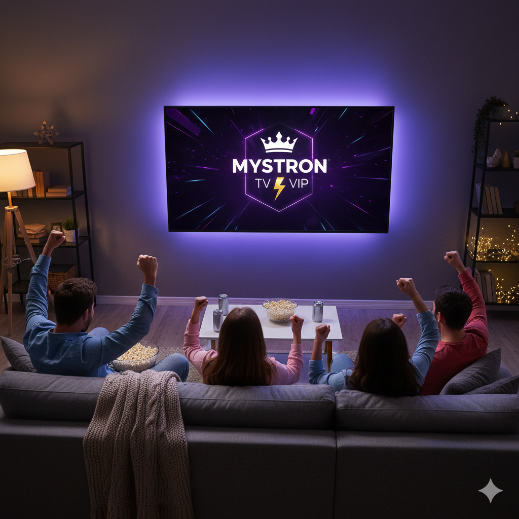 MYSTRON TV VIP IPTV Interface 4K - Application Premium